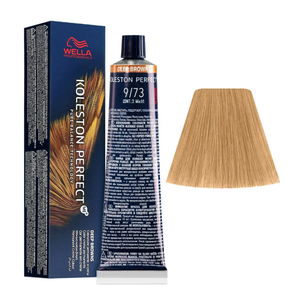 WELLA PROFESSIONALS KOLESTON PERFECT ME N.9/73 BIONDO CHIARISSIMO SABBIA DORATO 60 ML