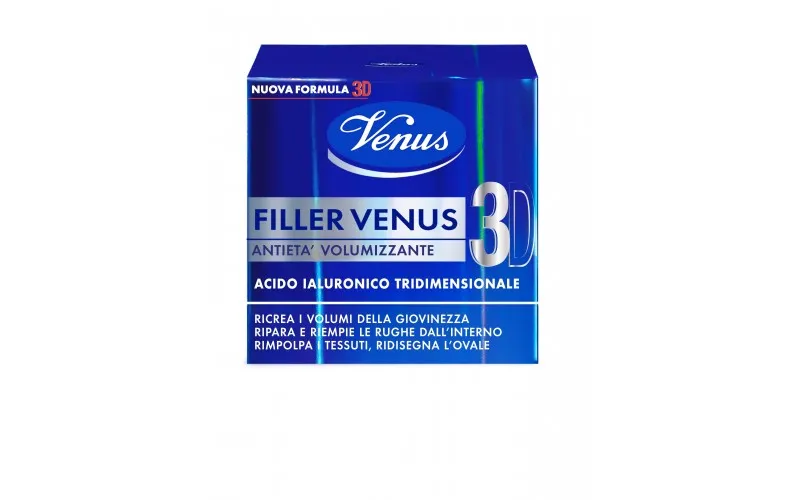 VENUS FILLER 3D CREMA VISO ANTIETA 'RIMPOLPANTE CON ACIDO IALURONICO 50 ML