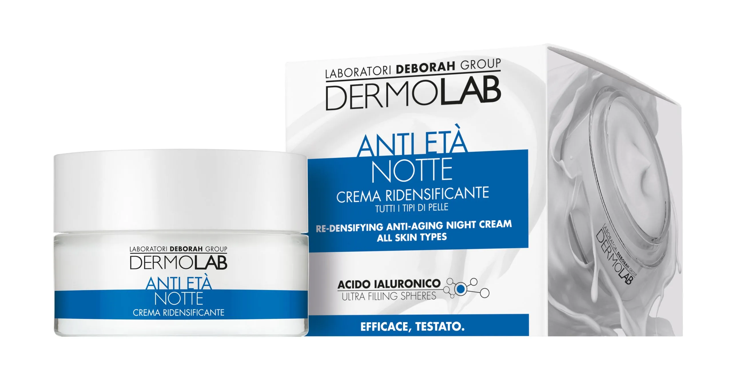 DEBORAH  DERMOLAB CREMA VISO RIDENSIFICANTE ANTIETA'NOTTE 50 ML
