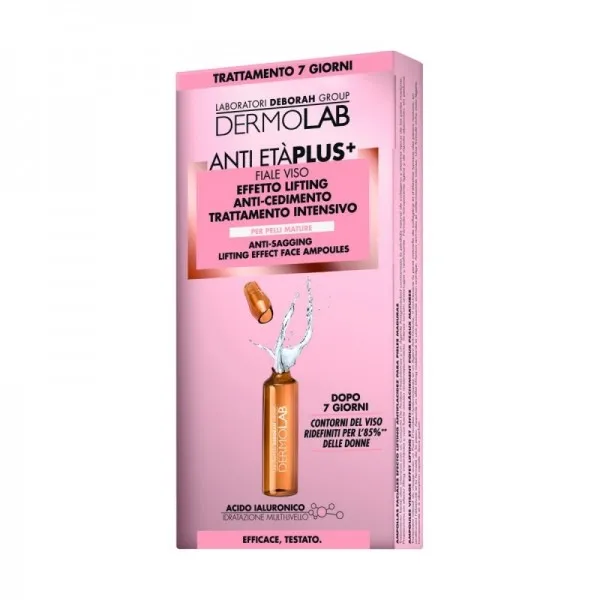 DERMOLAB ANTI ETA'PLUS FIALE VISO PELLI MATURE CONFEZIONE 7 PZ 1.8 ML