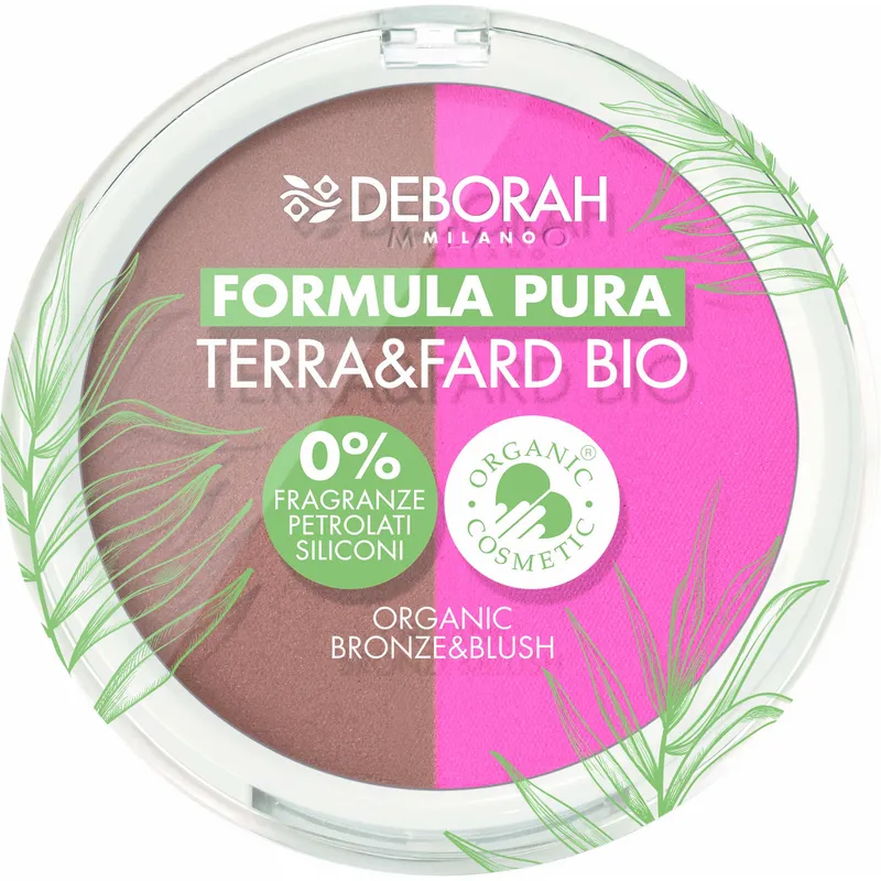DEBORAH FORMULA PURA TERRA E BLUSH 2 IN 1 BIO N.04 DARK