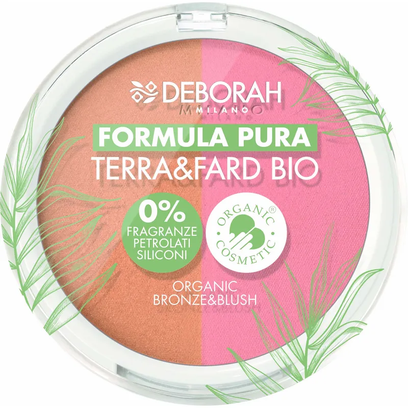 DEBORAH FORMULA PURA TERRA E BLUSH 2 IN 1 BIO N.01 LIGHT