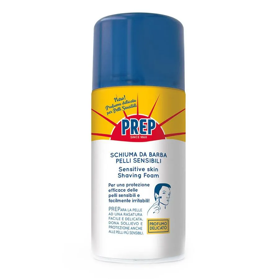 PREP SCHIUMA DA BARBA PELLI SENSIBLI 300 ML