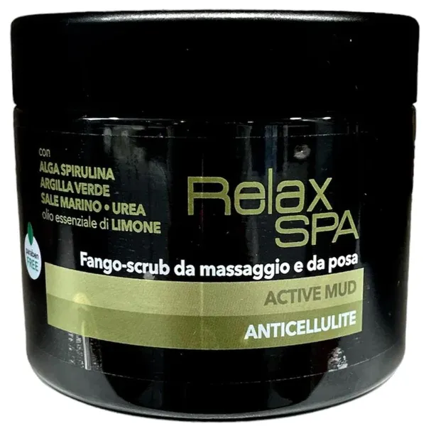 RELAX ACTIVE MUD FANGO DA POSA ANTICELLULITE EFFETTO SCRUB 500 ML