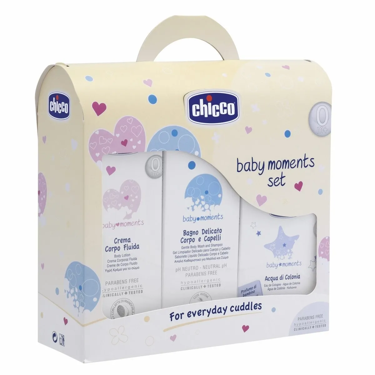 CHICCO BABY MOMENTS COFANETTO BAGNO+SHAMPOO+COLONIA