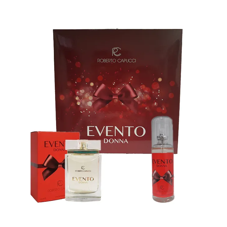 CAPUCCI EVENTO DONNA SET REGALO EAU DE PARFUM SPRAY 100 ML + DEODORANTE SPRAY 120 ML