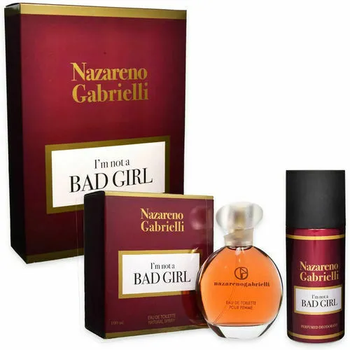 NAZARENO GABRIELI I'M NOT A BAD GIRL WOMAN SET REGALO EAU DE TOILETTE SPRAY 100 ML+DEODORANTE SPRAY 150 ML