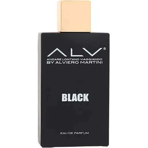 ALVIERO MARTINI BLACK MAN SET REGALO EAU DE PARFUM SPRAY 100 ML+DEODORANTE SPRAY 150 ML+PORTA PASSAPORTO