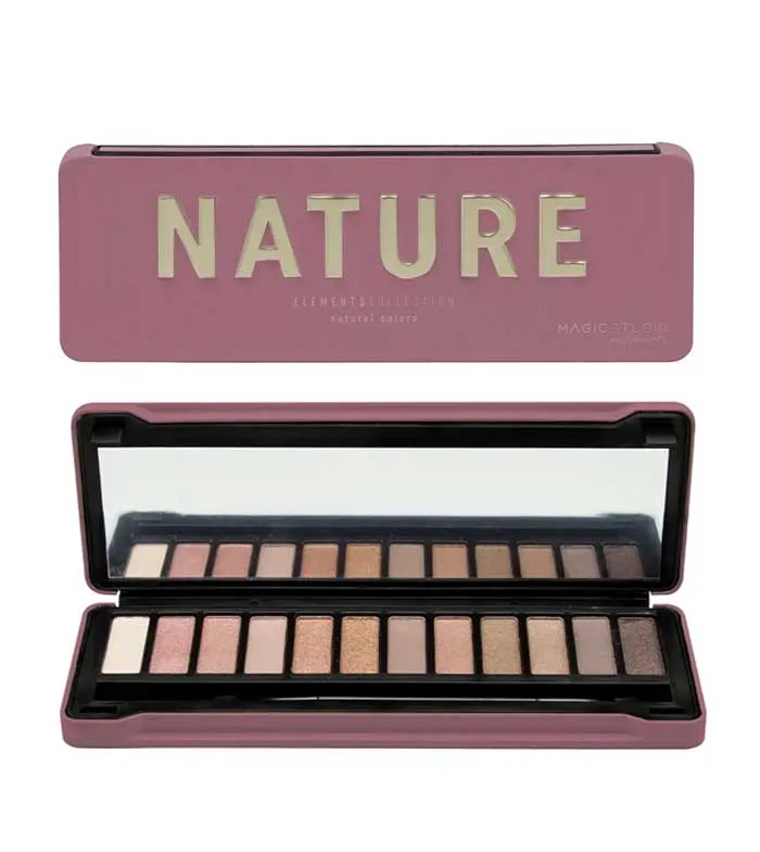 MAGIC STUDIO MAKE UP PALETTE EYESHADOW NATURE 12 COLORI