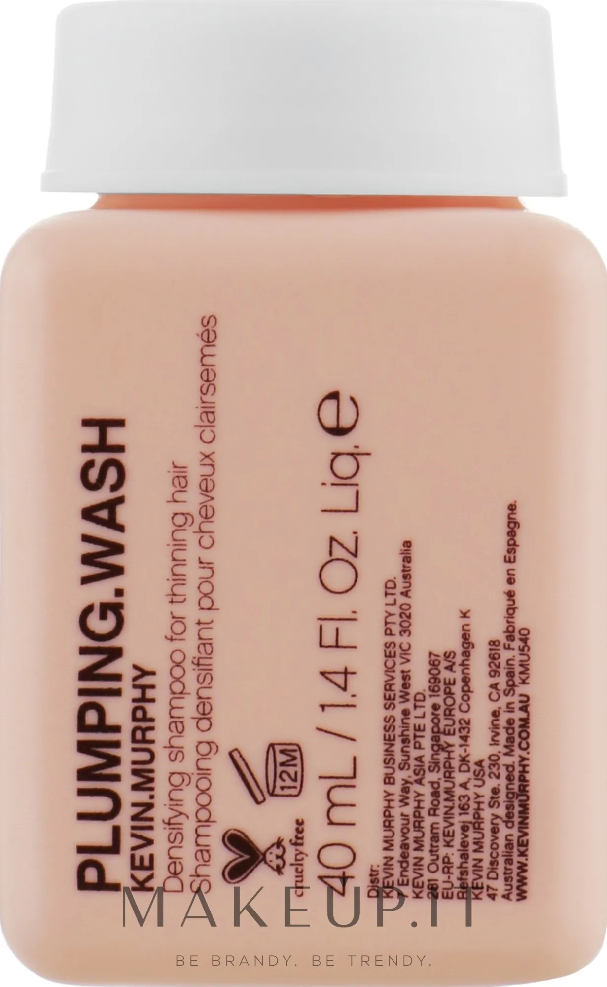 Shampoo volumizzante e ispessente per capelli secchi e diradati