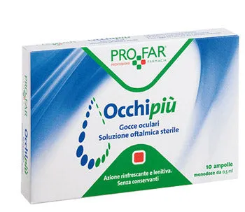 OCCHI PIU' GOCCE OCULARI RINFRESCANTI 10 FL DA 0,5 ML PROFAR