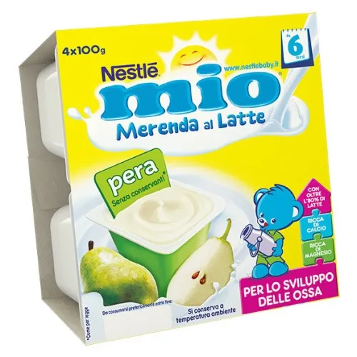 NESTLE' MIO MERENDA PERA 4 X 100 G