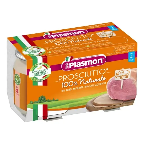 PLASMON OMOGENEIZZATO PROSCIUTTO COTTO 120 G X 2 PEZZI