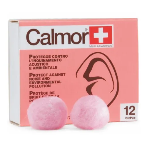 TAPPO AURICOLARE ANTISUONO IN CERA NATURALE CALMOR 12 PEZZICODICE ARTICOLO 22038