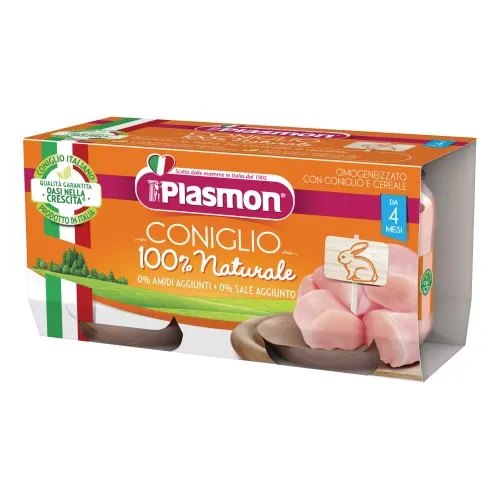 PLASMON OMOG CONIGLIO 80GX2PZ