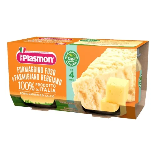 PLASMON OMOGENEIZZATO FORMAGGINO PARMIGIANO 80 G X 2 PEZZI