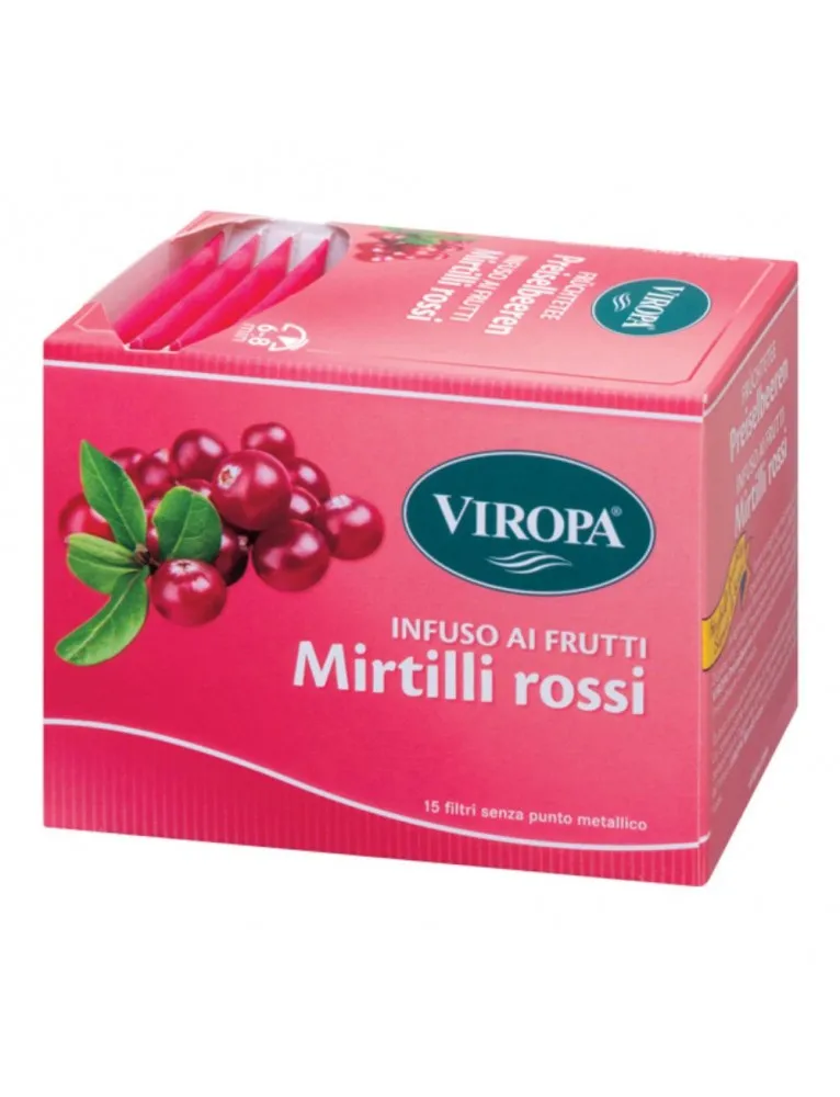 Viropa Infuso Mirtilli Rossi Bio 15 Bustine