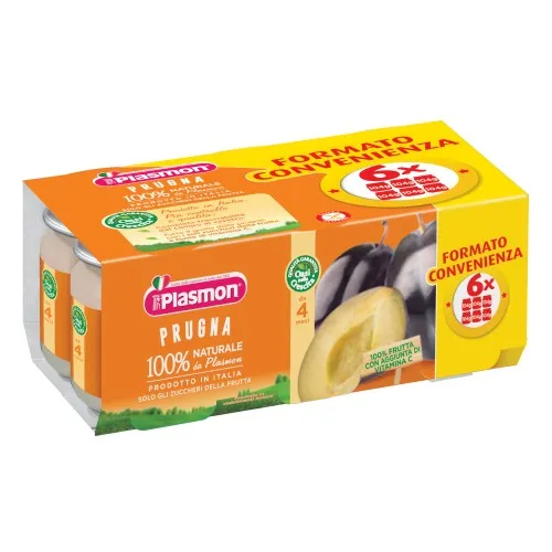 PLASMON OMOGENEIZZATO PRUGNA 6 X 104 G