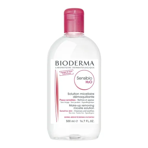 Bioderma Sensibio H2O Soluzione micellare - Dterge e strucca la pelle sensibile -  Flacone 500 ml