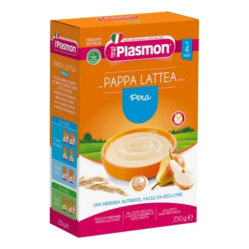 PLASMON PAPPA LATTEA PERA 250 G 1 PEZZO