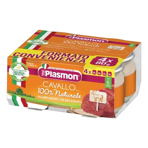 PLASMON OMOGENEIZZATO CAVALLO 4 X 80 G