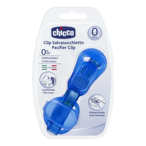 CHICCO CLIP SALVASUCCHIETTO BLU 1 PEZZO