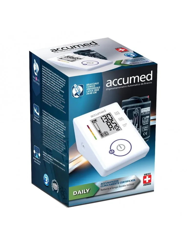 Accumed daily misuratore pressione da braccio