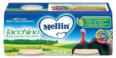 OMOGENEIZZATO MELLIN TACCHINO 2X120 G