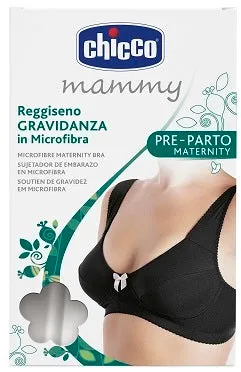 CHICCO MAMMY REGGISENO MICROFIBRA GRAVIDANZA NERO 3C