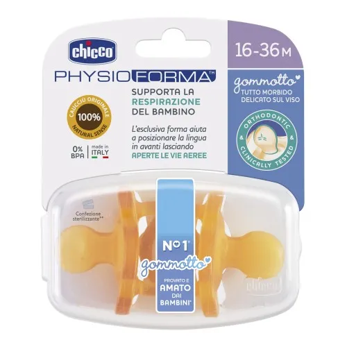 CHICCO GOMMOTTO IN CAUCCIU' 16-36 MESI 2 PEZZI