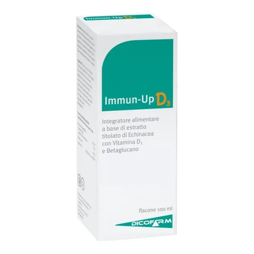 Immun-Up D3 - Integratore alimentare per il buon funzionamento del sistema immunitario - Flacone 100 ml