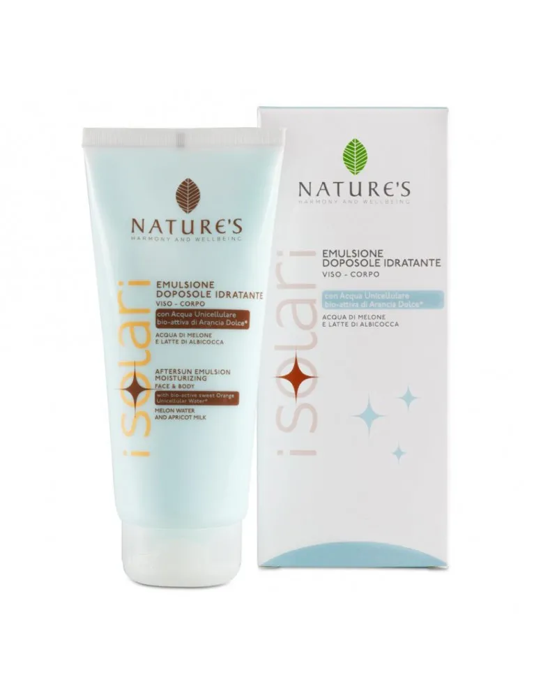 Nature's Solari Doposole Idratante per Viso e Corpo 200 ml
