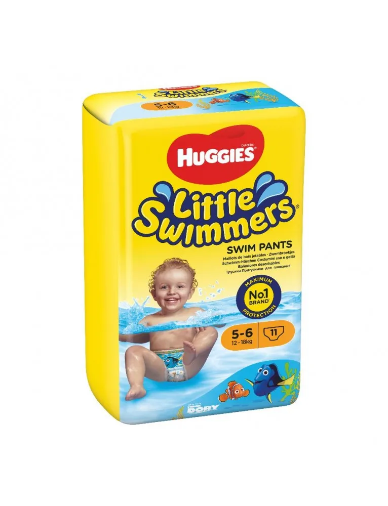 Huggies Little Swimmer Pannolino Costumino 12-18Kg Taglia L 11pezzi