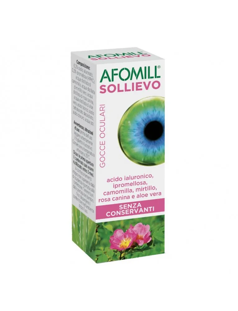 Afomill Sollievo Gocce Oculari 10 Fiale da 0,5ml