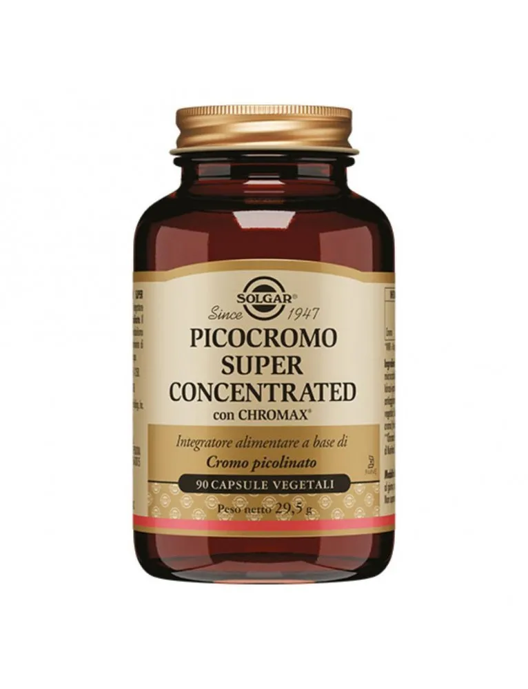 Solgar Picocromo Superconcentrato 90 Capsule Vegetali