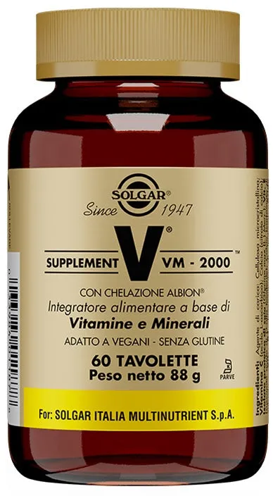 SUPPLEMENT VM 2000 60 TAVOLETTE
