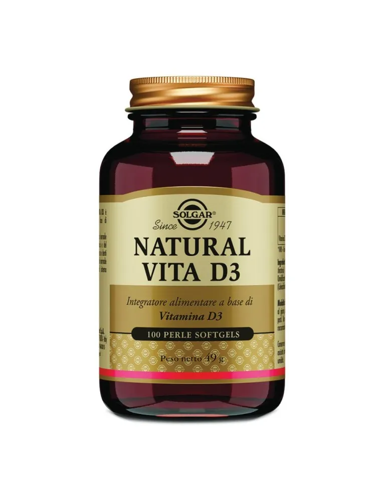 Solgar Natural Vita D3 100 Perle