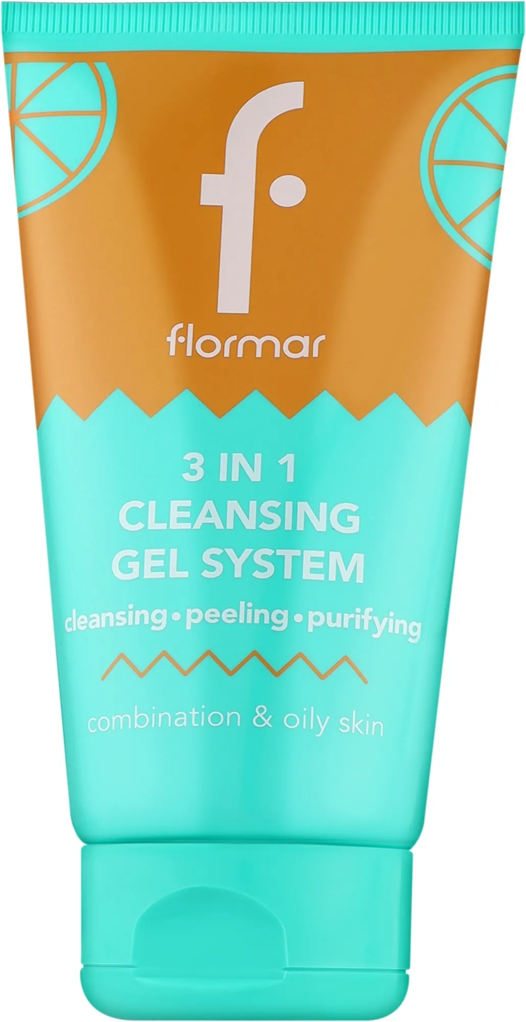 Gel detergente 3in1 per pelli miste e grasse