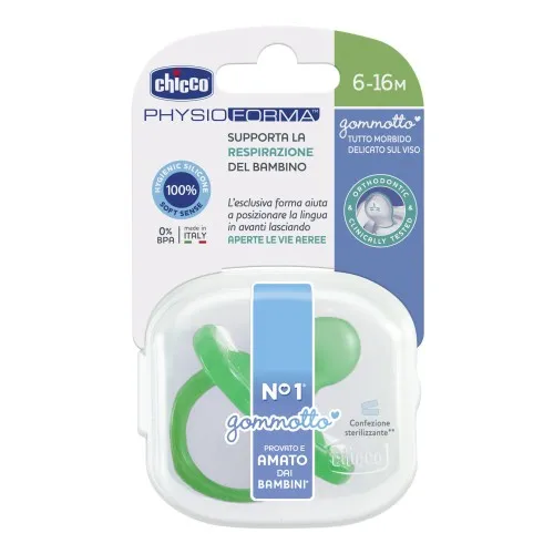 CHICCO GOMMOTTO IN SILICONE COLOR 6-16 MESI 1 PEZZO