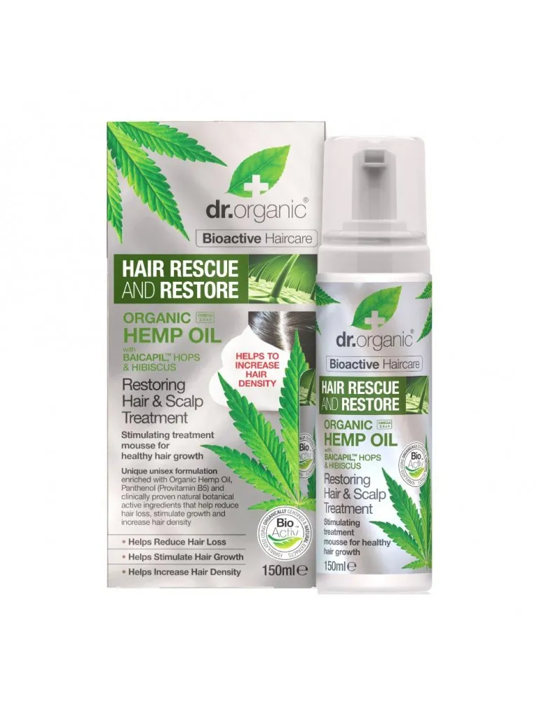 DR ORGANIC HEMP HAIR MOUSSE