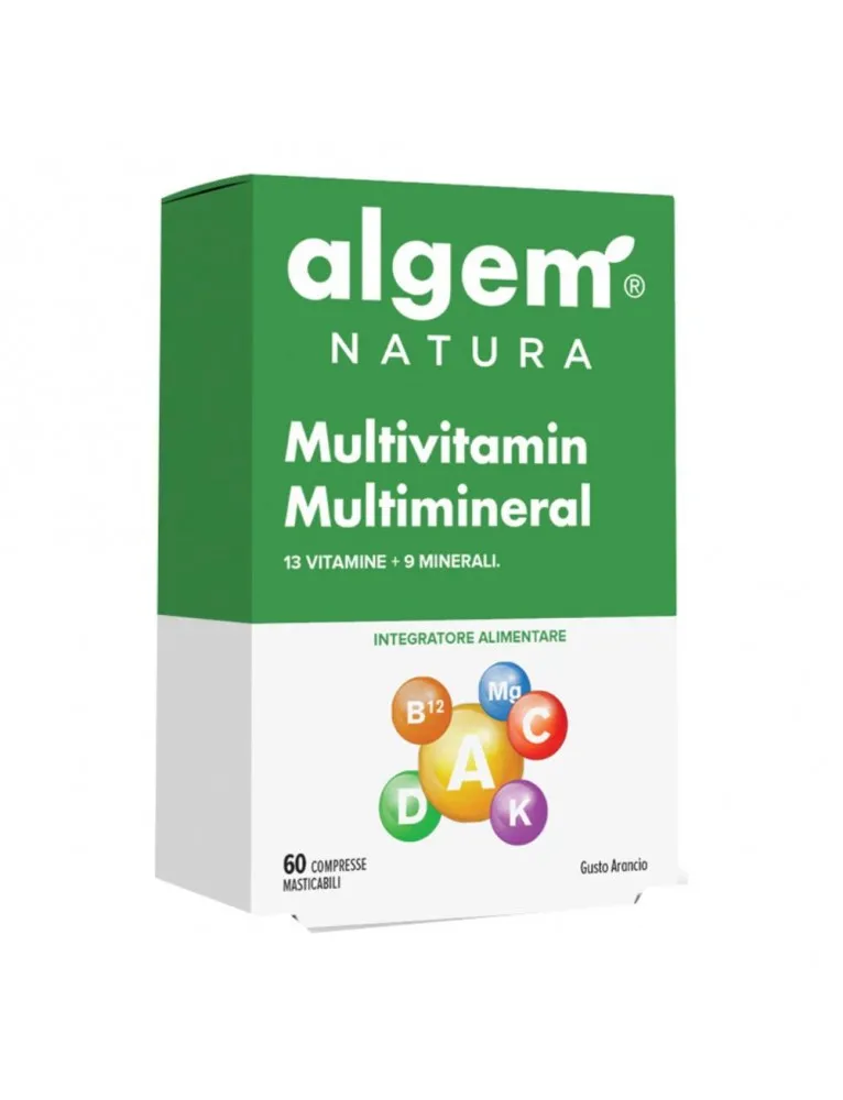 Algem Natura B.You Multivitamin Multimineral 60 Compresse