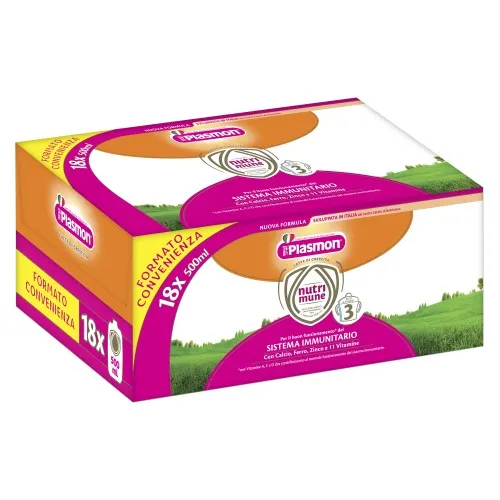 PLASMON NUTRI-MUNE 3 LIQUIDO 18 X 500 ML