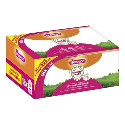 PLASMON NUTR STAGE 4 LIQUIDO 18 X 500 ML