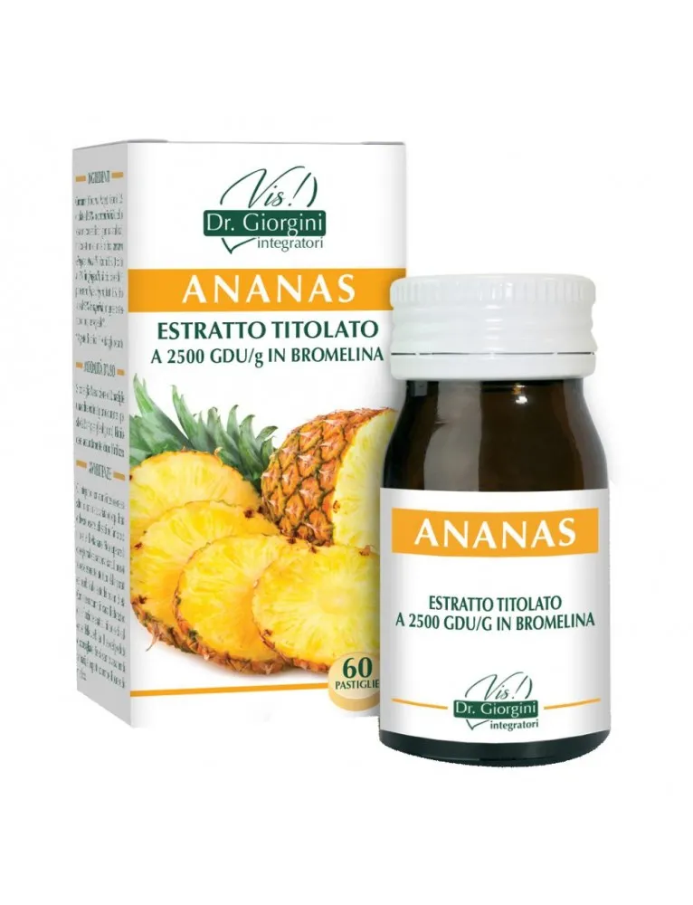 Dr. Giorgini Ananas Estratto Titolato 60 Pastiglie