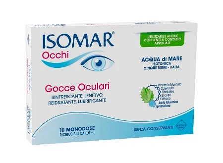 ISOMAR OCCHI GOCCE OCULARI ALL'ACIDO IALURONICO 0,20% 10 FLACONCINI