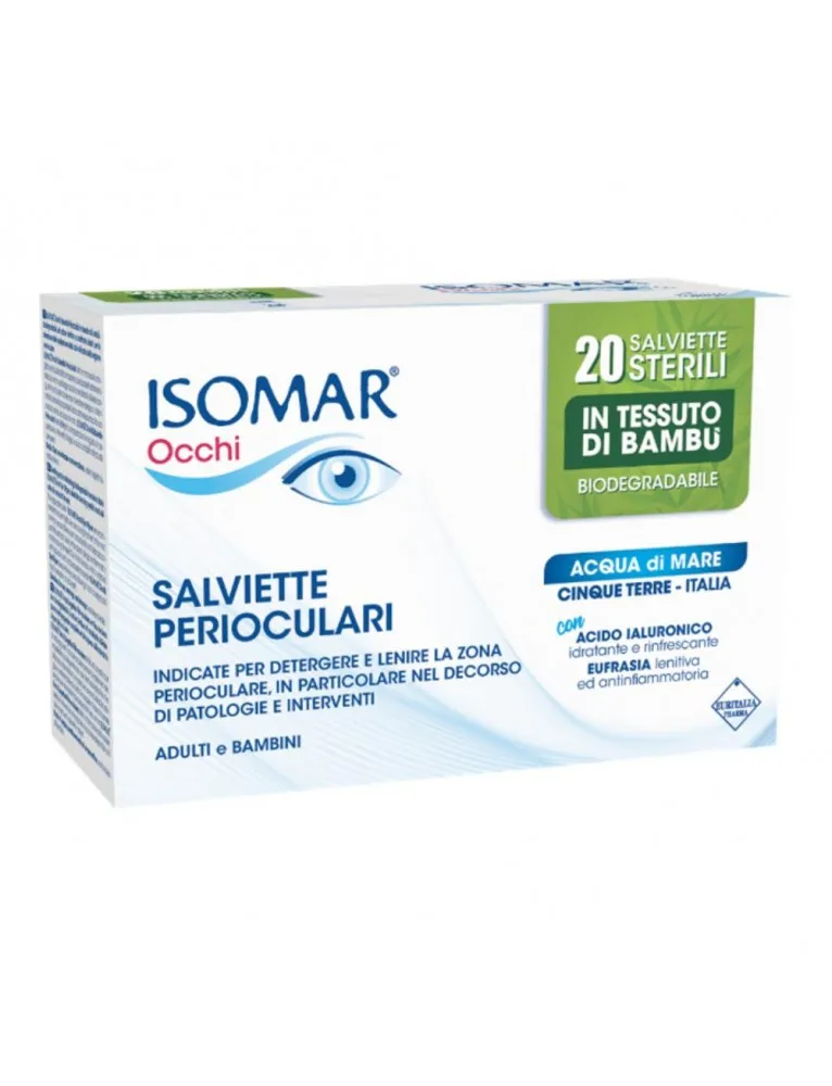 Isomar Occhi Salviette Perioculari 20 Pezzi
