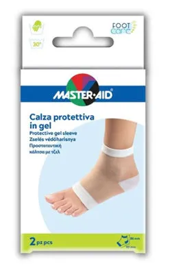 CALZA MASTER-AID CON PROTEZIONE IDRATANTE IN GEL 2 PEZZI