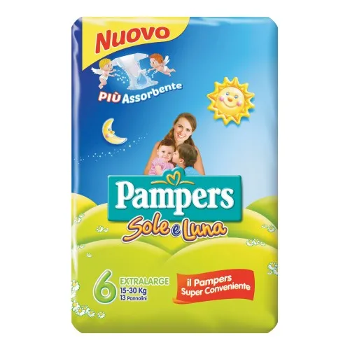 PAMPERS SOLE E LUNA XL 13 PEZZI