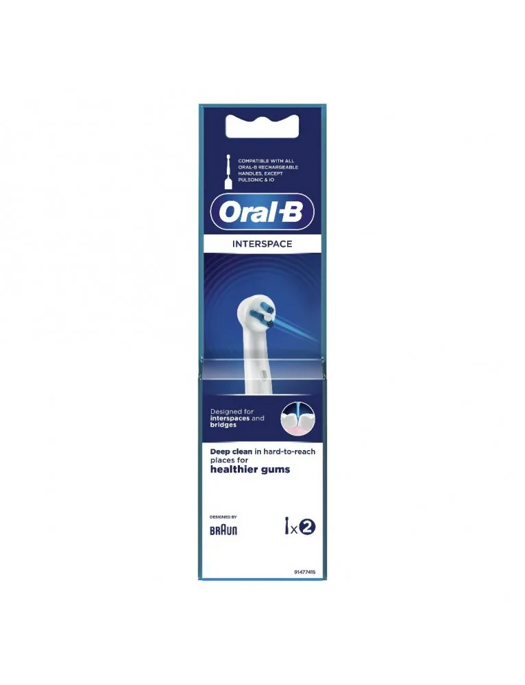 Oral-B Power Refill Interspace Ricarica Spazzolino Elettrico 2 testine