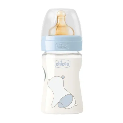 CHICCO BIBERON ORIGINAL 150ML TOUCH 1 FORO BOY CON TETTARELLA IN CAUCCIU'